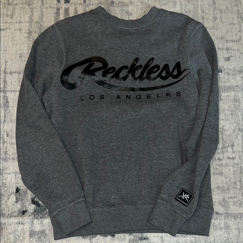 Men's Reckless LA Gray Sweater